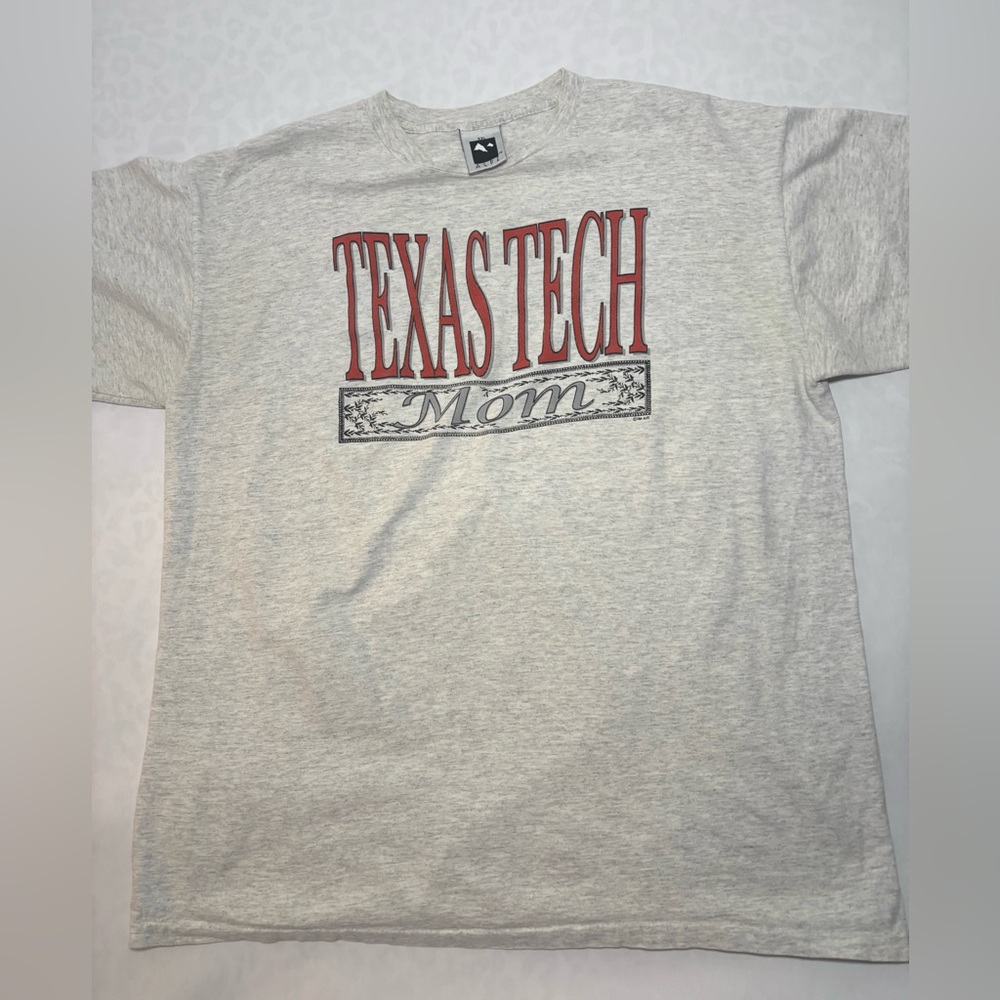 Vintage Texas Tech Mom Gray T-Shirt 1994
